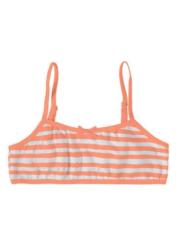 Malwee - Kit com 2 Tops sem Aro e sem Bojo Infantil Malwee 1000090619 C174a-Salmão 3
