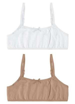 Kit com 2 Tops sem Aro e sem Bojo Infantil Malwee 1000090619 - MALWEE