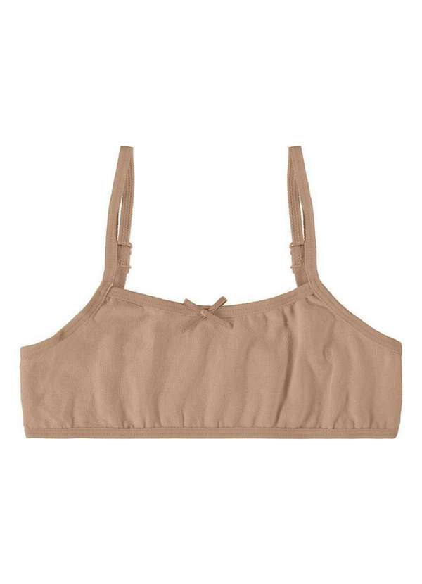 Malwee - Kit com 2 Tops sem Aro e sem Bojo Infantil Malwee 1000090619 C896a-Branco-Camurça 3