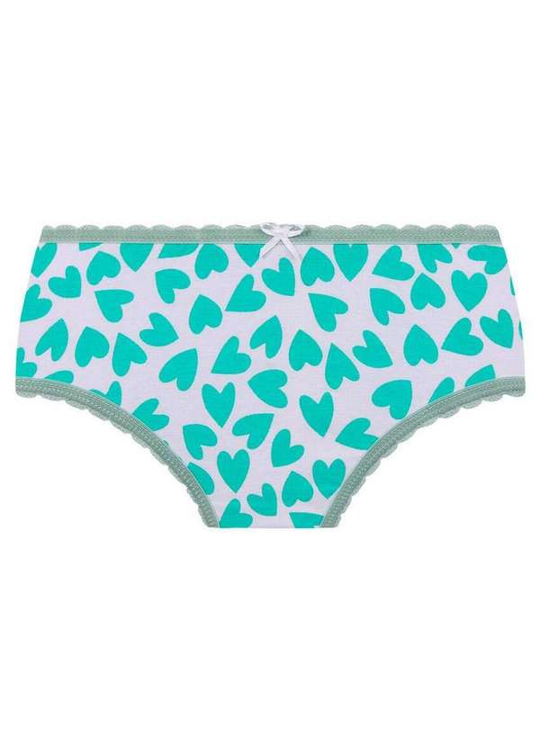 Lupo - Kit com 3 Calcinhas Infantil Lobinha  18100-089 0926-Cinza-Branco 3