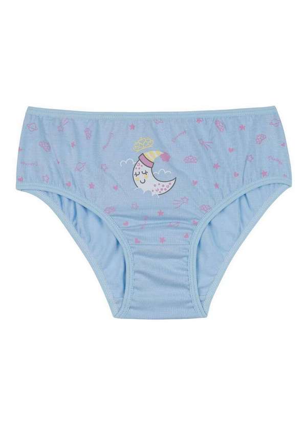Sanny - Kit com 3 Calcinhas Infantil Sanny 213152 Azul-Rosa-Branco 3