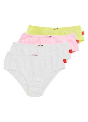 Kit com 4 Calcinhas Infantil Sanny 222962 - SANNY
