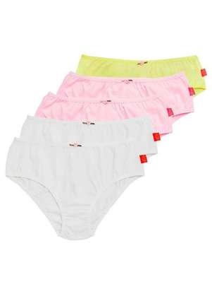 Kit com 5 Calcinhas Infantil Sanny 222962 - SANNY