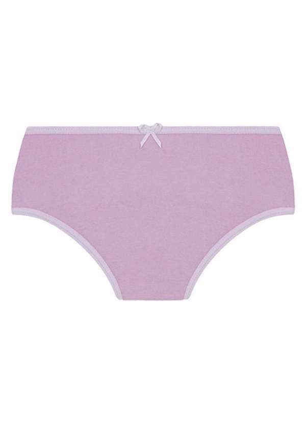 Lupo - Kit com 6 Calcinhas Lobinha 18101-089 Infantil 0900-Lilás-Branco-Cinza 2