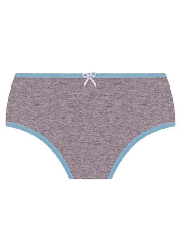 Lupo - Kit com 9 Calcinhas Lobinha 18101-089 Infantil 0901-Azul-Branco-Cinza 4