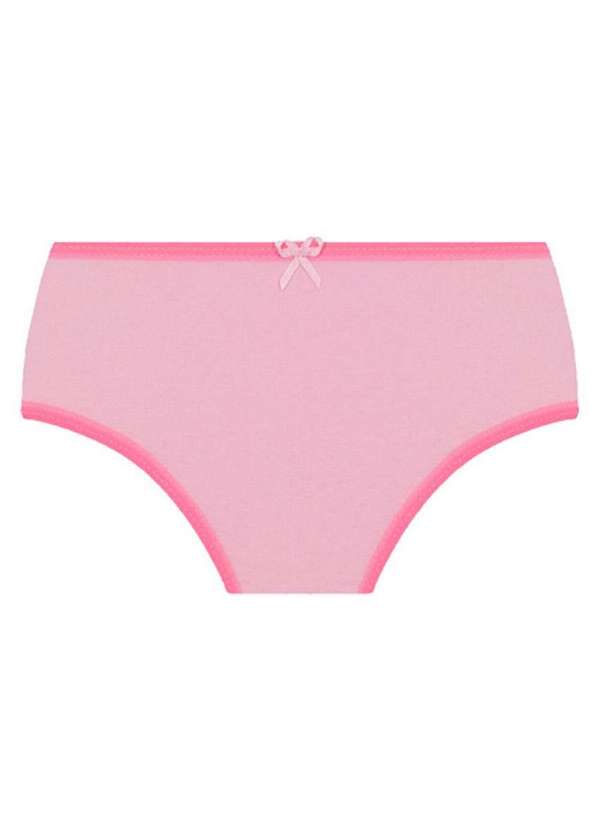 Lupo - Kit com 9 Calcinhas Lobinha 18101-089 Infantil 0905-Cinza-Branco-Rosa 4