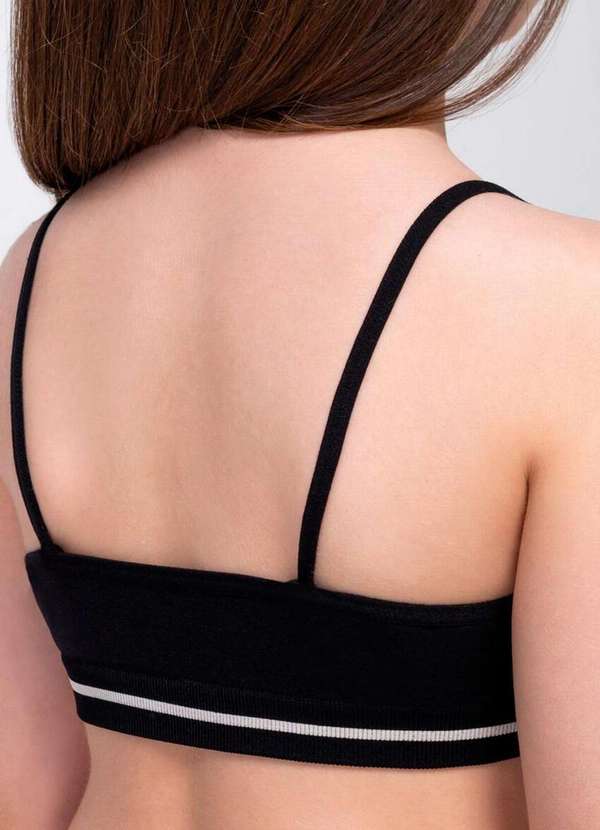 Lupo - Top Infantil sem Aro e sem Bojo Lobinha 18700-001 9990-Preta 2