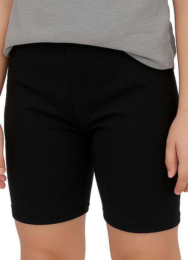 Malwee - Bermuda Infantil Menina Malwee 1000021350 00004-Preto