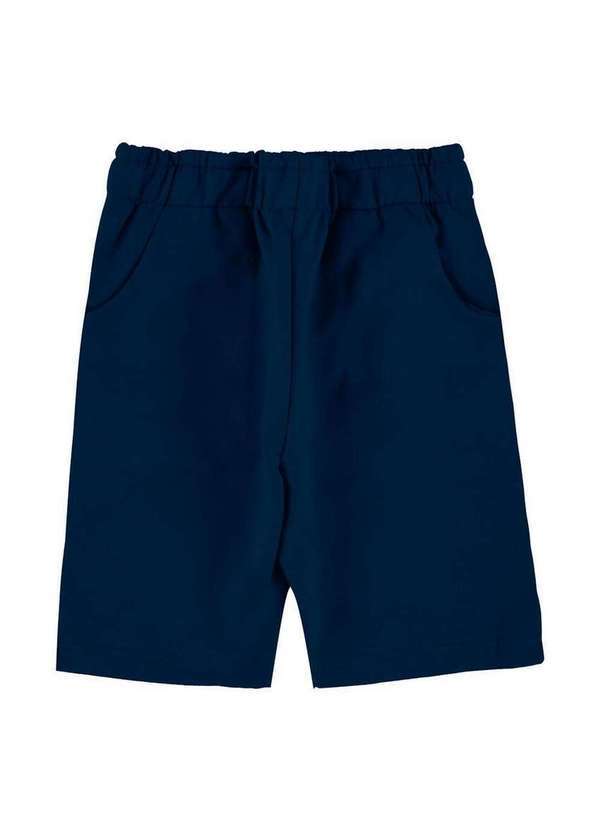 Malwee - Bermuda Infantil Menino Moletom Malwee 1000085027 02023-Azul-Marinho