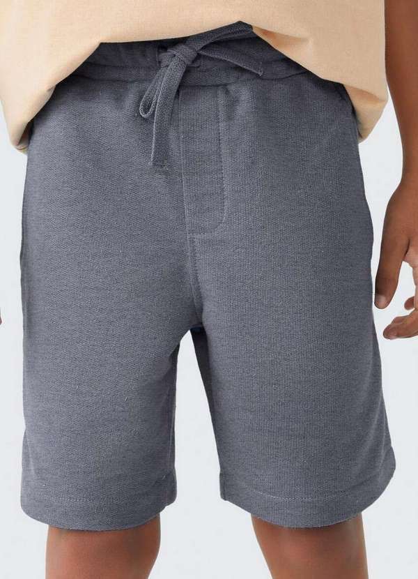 Hering - Bermuda Moletom Infantil Menino Hering 5e0c 1d-Cinza