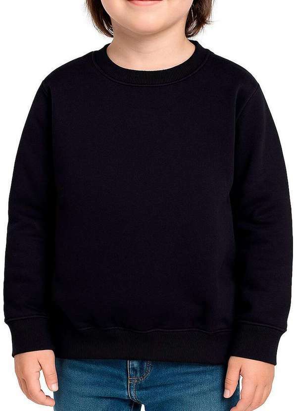 Malwee - Blusa Infantil Moletom Malwee 1000086773 00004-Preto