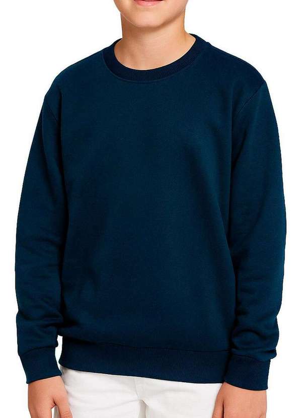 Malwee - Blusa Infantil Moletom Malwee 1000086773 02023-Marinho