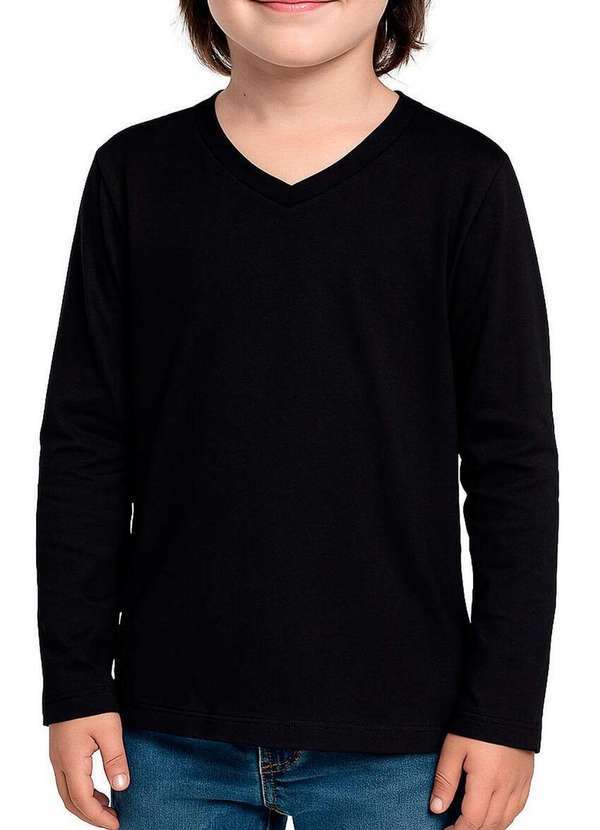 Malwee - Camiseta Infantil Menino Malwee 1000086776 00004-Preto