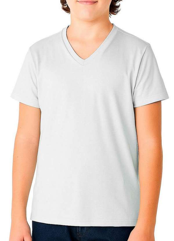 Malwee - Camiseta Infantil Menino Malwee 1000111118 00001-Branco