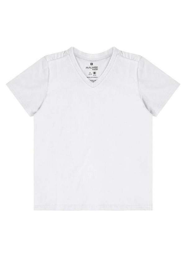 Malwee - Camiseta Infantil Menino Malwee 1000111118 00001-Branco 1