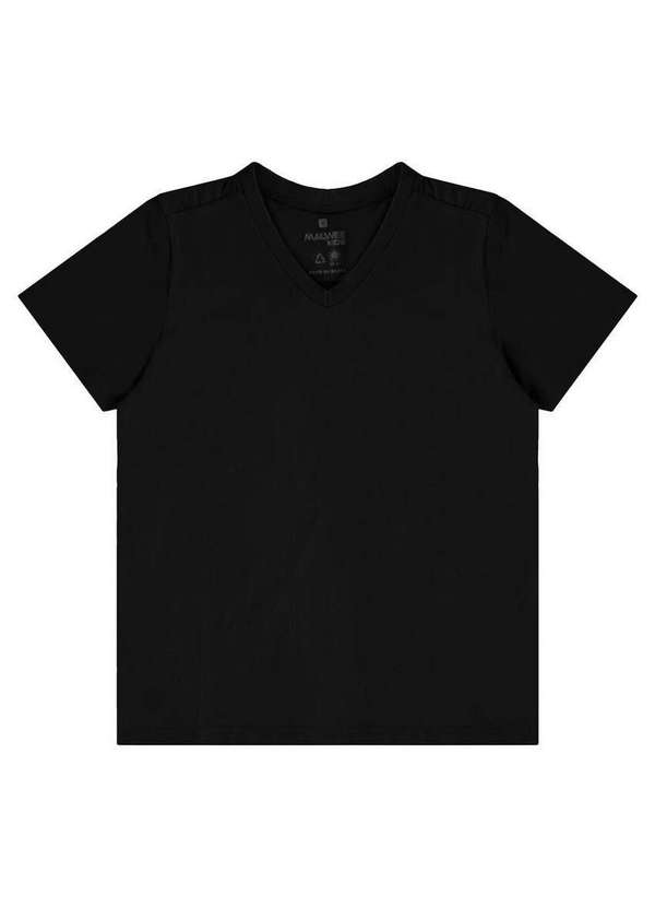 Malwee - Camiseta Infantil Menino Malwee 1000111118 00004-Preto 2