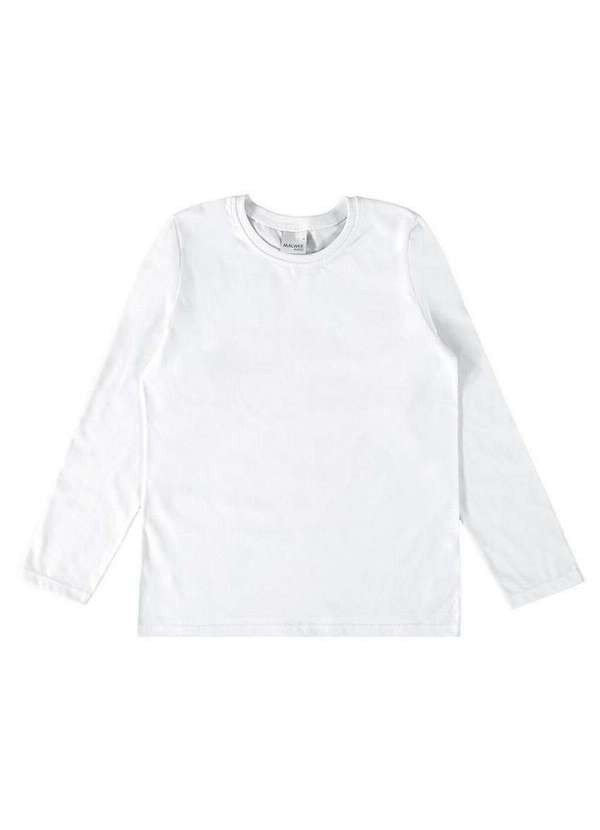 Malwee - Camiseta Infantil Menino Malwee 1000119526 00001-Branco