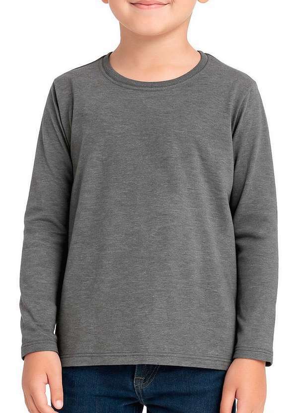 Malwee - Camiseta Infantil Menino Malwee 1000119526 60000-Grafite