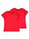 Malwee - Kit com 2 Camisetas Infantil Menina Malwee 1000086761 Vermelho - variação: Vermelho