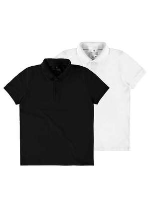 Kit com 2 Camisetas Polo Infantil Menino Malwee 1000111119 - MALWEE