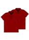 Malwee - Kit com 2 Camisetas Polo Infantil Menino Malwee 1000111119 Vermelho - variação: Vermelho