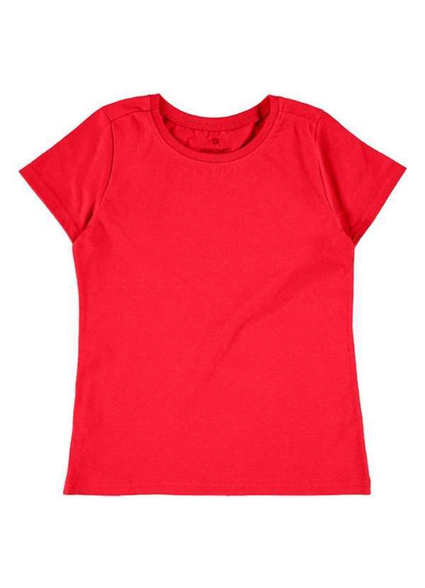 Malwee - Kit com 3 Camisetas Infantil Menina Malwee 1000086761 Branco-Vermelho 3