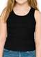 Malwee - Blusa Infantil Menina Malwee 1000123969 00001-Branco - variação: 00004-Preto
