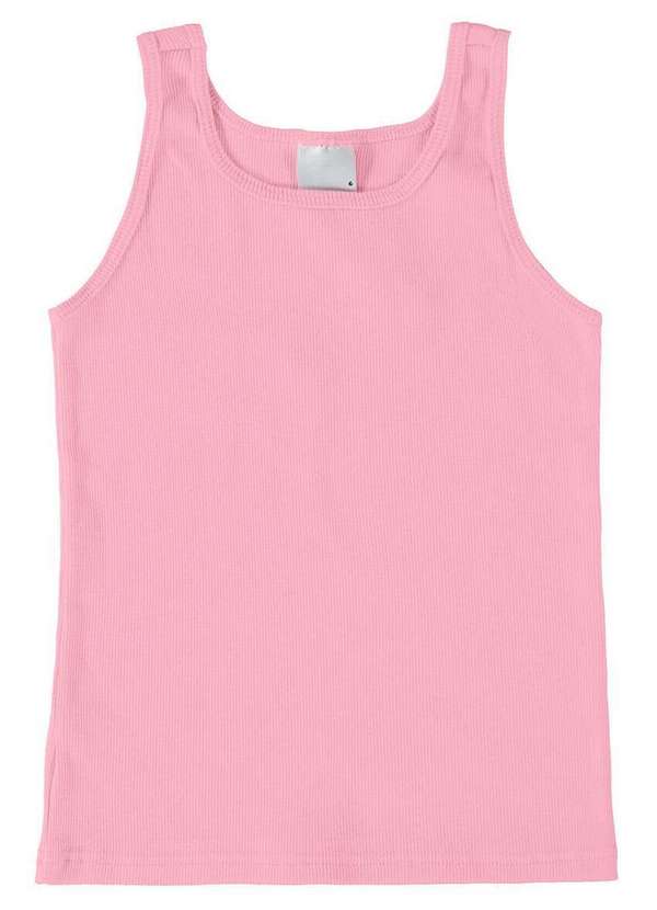 Malwee - Camiseta Regata Infantil Menina Malwee 1000101810 02183-Rosa 2