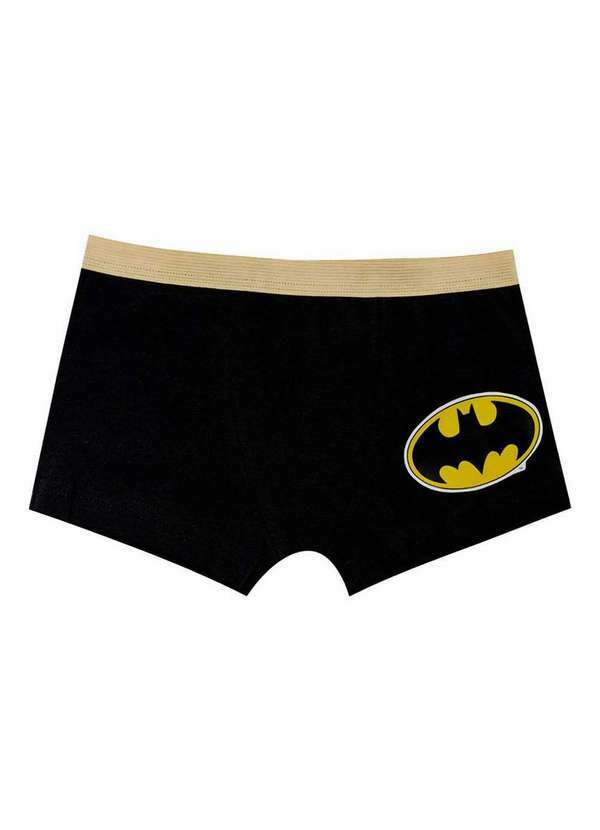 Warner Bros - Cueca Infantil Boxer Batman 17.39.0001 Preto