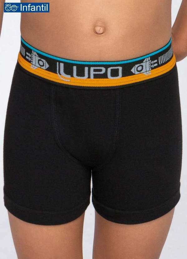 Lupo - Cueca Infantil Boxer Lupinho 151-007 1110-Branco
