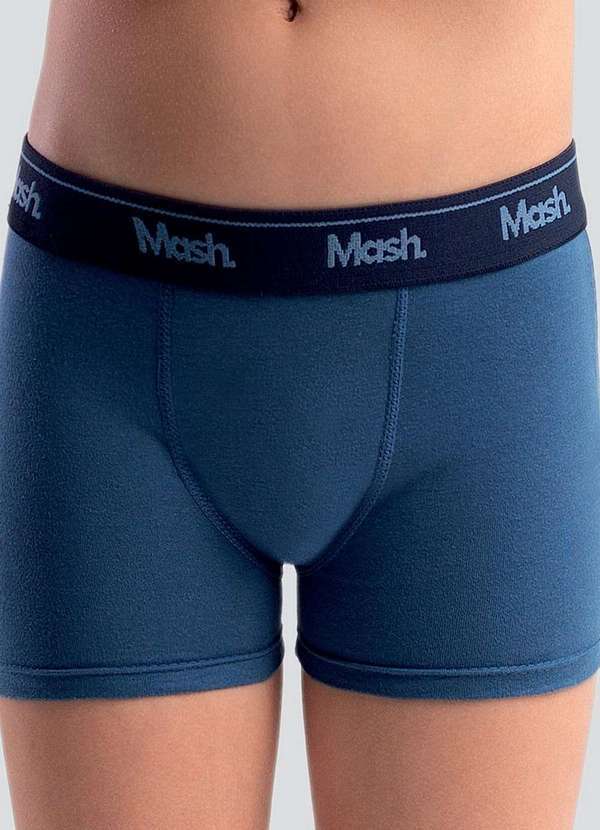 Mash - Cueca Infantil Boxer Mash 190.03 Az20-Azul