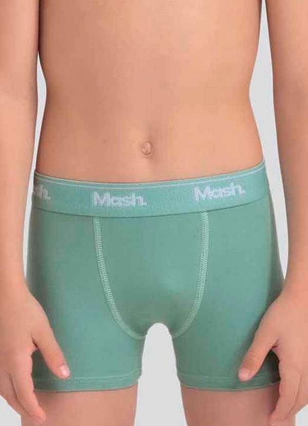 Mash - Cueca Infantil Boxer Mash 190.03 Vd00-Verde