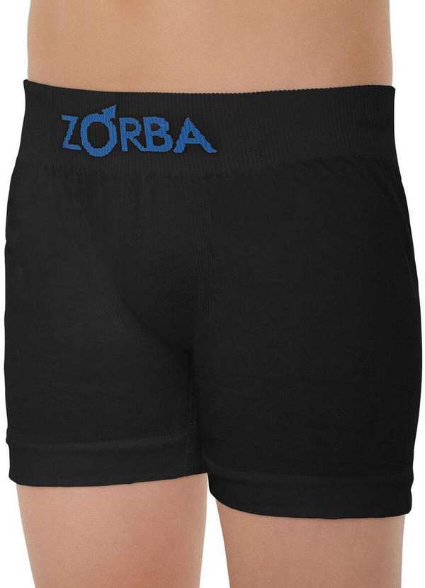 Zorba - Cueca Infantil Boxer Zorba 678 15-Preto 3
