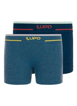 Lupo - Kit com 2 Cuecas Infantil Boxer Lupinho 137-010 - LUPO