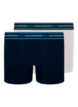 Lupo - Kit com 2 Cuecas Infantil Boxer Lupinho 141-003 - LUPO