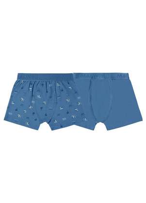Kit com 2 Cuecas Infantil Boxer Malwee 1000117926 - MALWEE