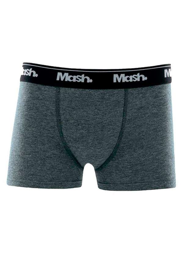 Mash - Kit com 2 Cuecas Infantil Boxer Mash 190.03 Cinza-Preto 2