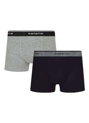 Kit com 2 Cuecas Infantil Selene Boxer 12455-001 - SELENE
