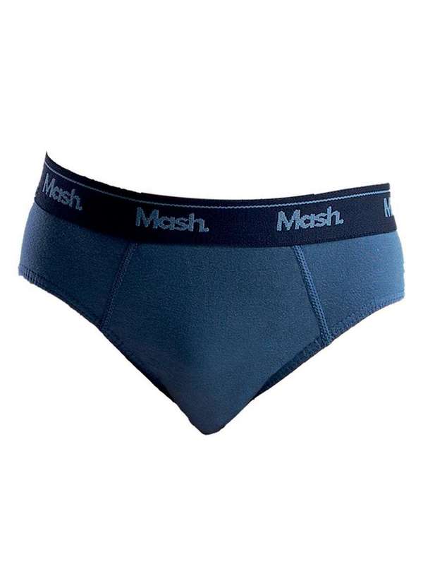 Mash - Kit com 2 Cuecas Infantil Slip Mash 193.01 Azul-Jeans 2