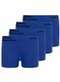 Lupo - Kit com 4 Cuecas Infantil Boxer Lupinho 132-002 Azul-Preto-Vermelho - variação: Azul