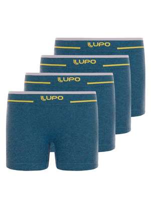 Lupo - Kit com 4 Cuecas Infantil Boxer Lupinho 137-010 - LUPO