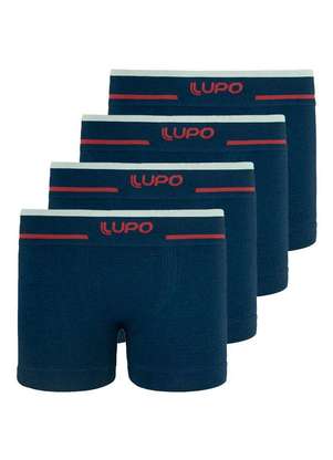Lupo - Kit com 4 Cuecas Infantil Boxer Lupinho 137-010 - LUPO