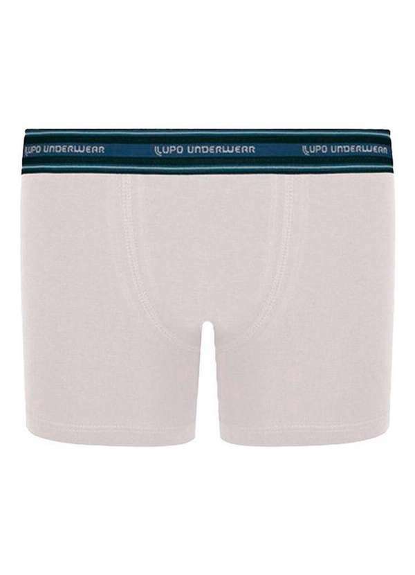 Lupo - Kit com 4 Cuecas Infantil Boxer Lupinho 141-003 Marinho-Branco 3