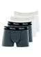 Lupo - Kit com 4 Cuecas Infantil Boxer Mash 190.03 Branco - variação: Cinza-Branco