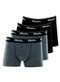 Lupo - Kit com 4 Cuecas Infantil Boxer Mash 190.03 Branco - variação: Cinza-Preto