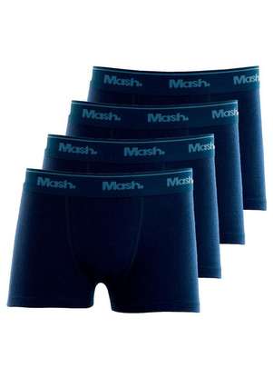 Lupo - Kit com 4 Cuecas Infantil Boxer Mash 190.03 - LUPO