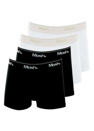Lupo - Kit com 4 Cuecas Infantil Boxer Mash 190.03 - LUPO