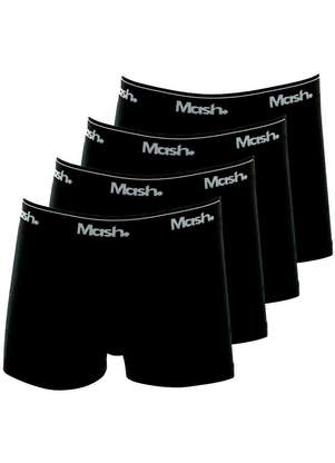 Lupo - Kit com 4 Cuecas Infantil Boxer Mash 190.03 - LUPO