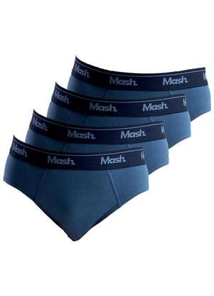 Kit com 4 Cuecas Infantil Slip Mash 193.01 - MASH