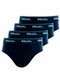 Mash - Kit com 4 Cuecas Infantil Slip Mash 193.01 Marinho-Azul-Jeans - variação: Marinho